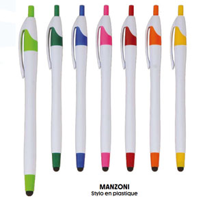 MANZONI Stylo en plastique