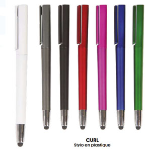 CURL Stylo en plastique